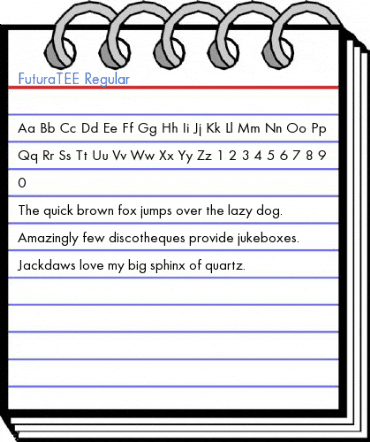 FuturaTEE Regular Font