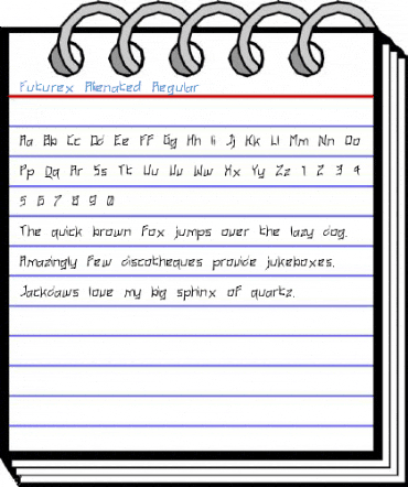 Futurex Alienated Regular Font