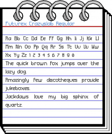 Futurex Crazyslab Regular Font
