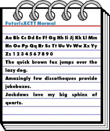 FuturisXCTT Normal Font
