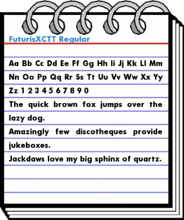 FuturisXCTT Regular Font