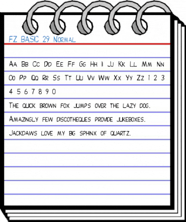 FZ BASIC 29 Font