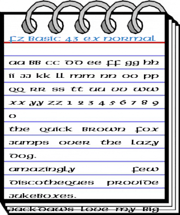 FZ BASIC 43 EX Font