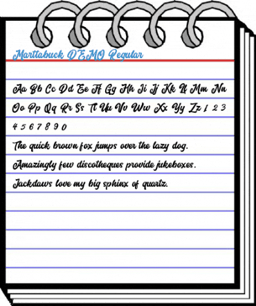 Marttabuck DEMO Regular Font