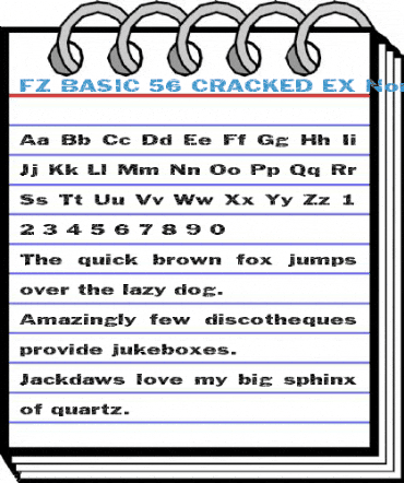 FZ BASIC 56 CRACKED EX Font