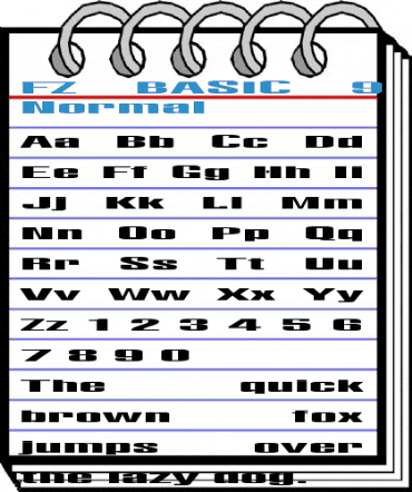 FZ BASIC 9 EX Normal Font