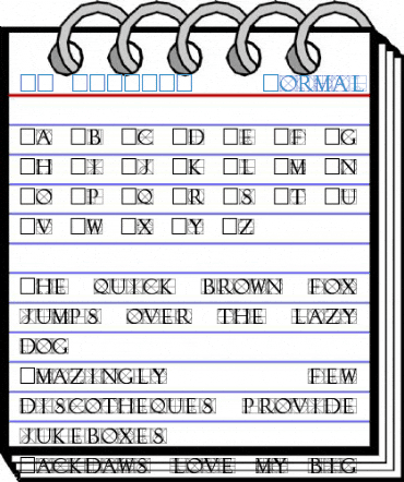 FZ BORDERS 23 Normal Font