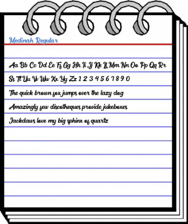 Medinah Regular Font