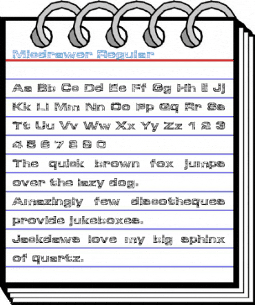 Micdrawer Regular Font