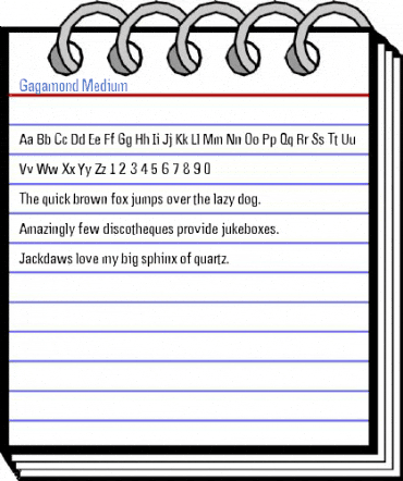 Gagamond Medium Font