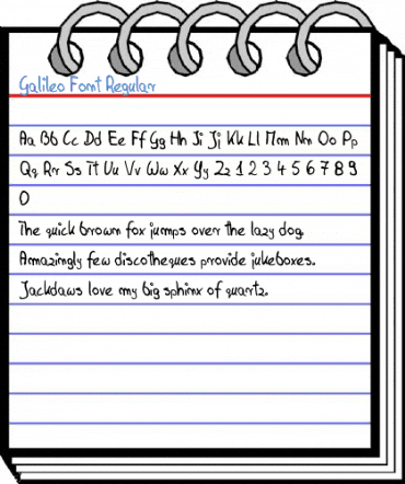 Galileo Font Regular Font