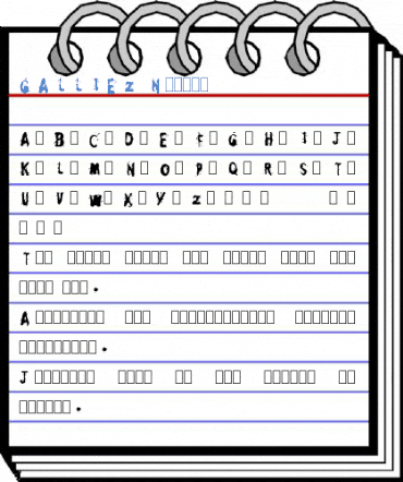 GALLIEZ Normal Font