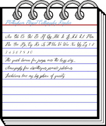 Mottingham Elegant Calligraphy Regular Font