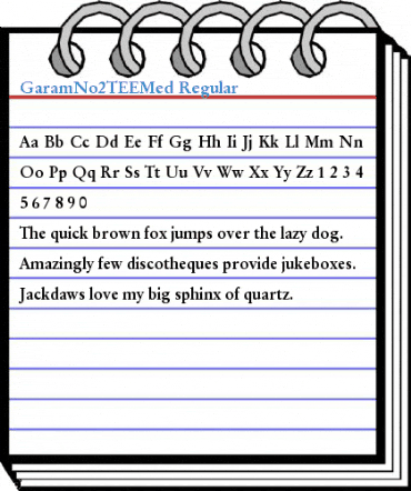 GaramNo2TEEMed Regular Font