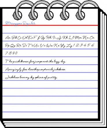 Mranggens Regular Font