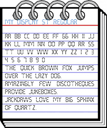 My Display St Regular Font
