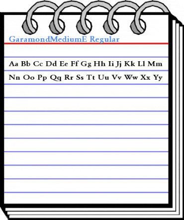 GaramondMediumE Regular Font