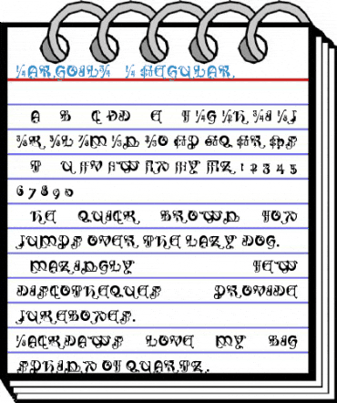 GargoilICG Regular Font
