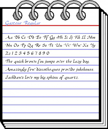 Gasteur Regular Font