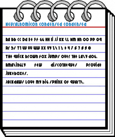 Neuralnomicon Condensed Condensed Font