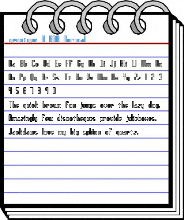 genotype H BRK Normal Font
