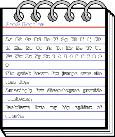 GeoC Regular Font
