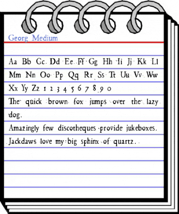 Georg Medium Font