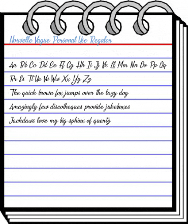 Nouvelle Vague Personal Use Regular Font