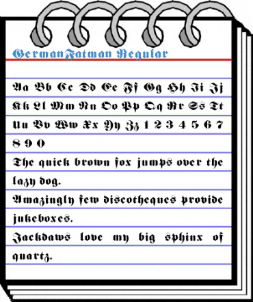 GermanFatman Regular Font