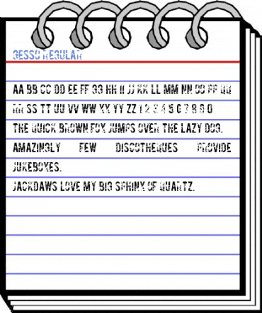 Gesso Regular Font