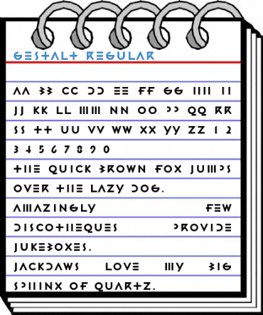 Gestalt Regular Font