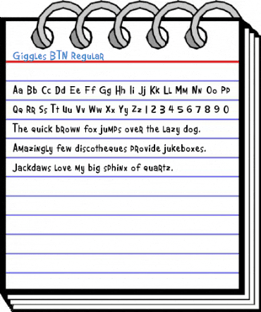 Giggles BTN Regular Font