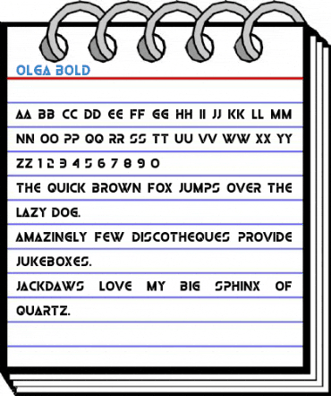 Olga Bold Font