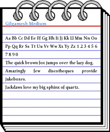Gilgamesh Medium Font