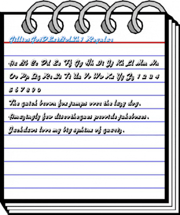 GilliesGotDExtBolSh1 Regular Font