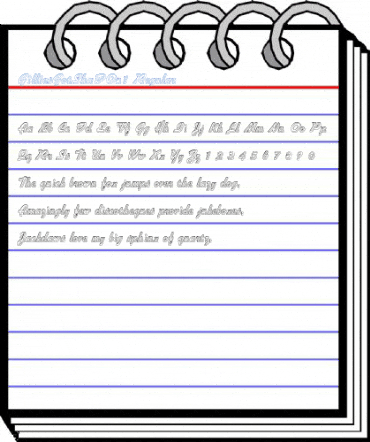 GilliesGotShaDOu1 Regular Font