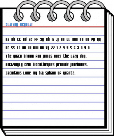Glaring Regular Font