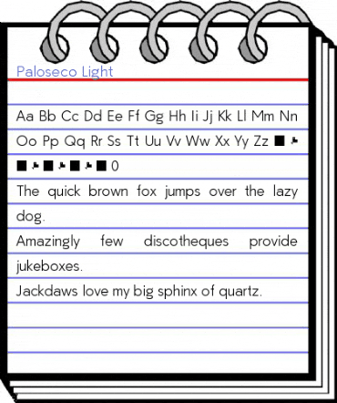 Paloseco Light Font