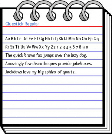Gluestick Regular Font