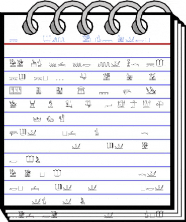 GlyphExtLibS Medium Font