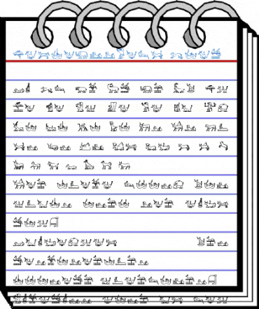 GlyphExtLibV Bold Font