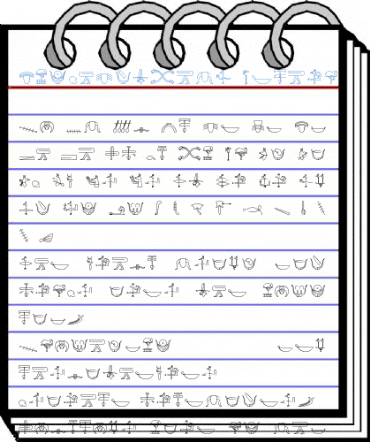 GlyphExtLibW Medium Font