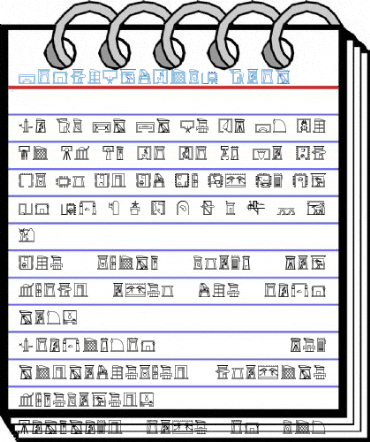 GlyphExtLibZ Bold Font