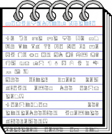 GlyphExtLibZ Medium Font