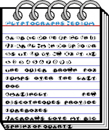 Glyptographs Medium Font