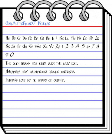 GoalSetterPlus67 Regular Font