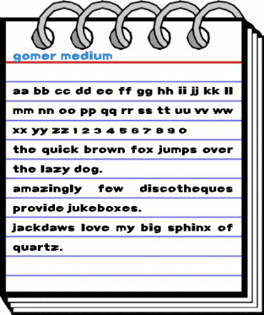 Gomer Medium Font