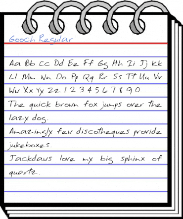 Gooch Regular Font