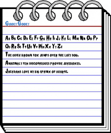 Gooey Gooey Font