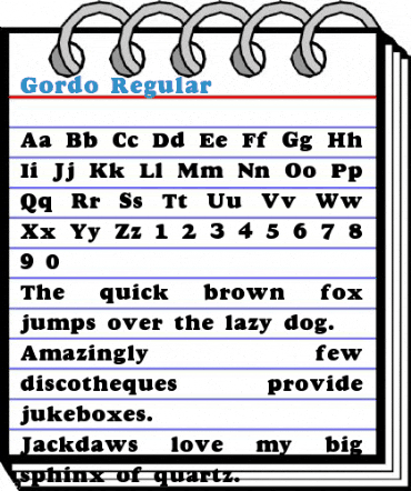 Gordo Regular Font